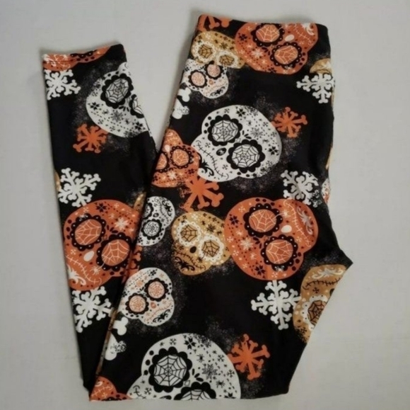 LuLaRoe Pants - Sugar Skull leggings!!